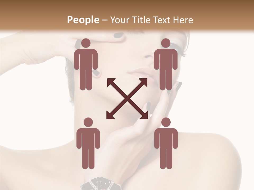 Female Manicure Elegant PowerPoint Template