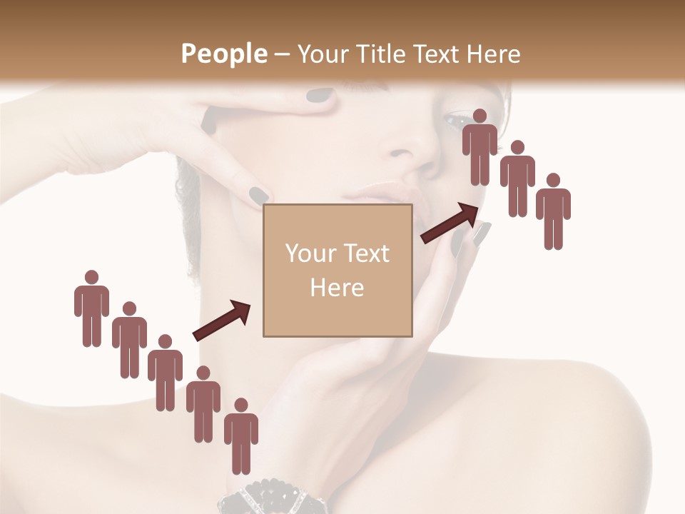 Female Manicure Elegant PowerPoint Template