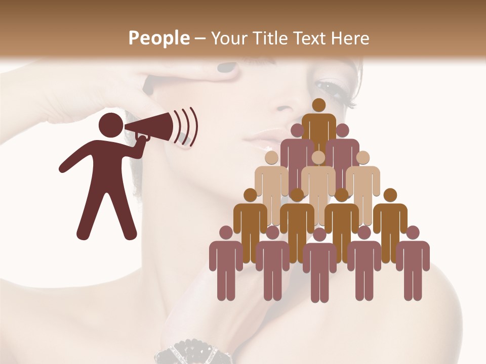 Female Manicure Elegant PowerPoint Template