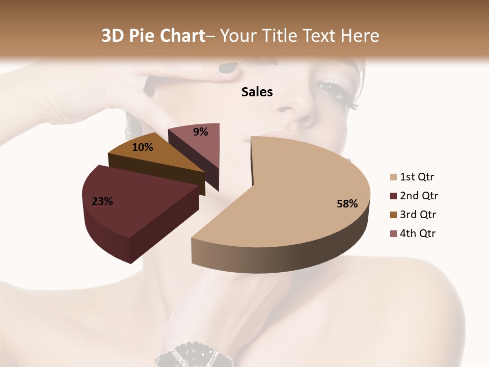 Female Manicure Elegant PowerPoint Template