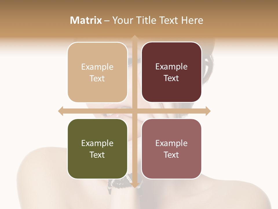 White Background Make Up  PowerPoint Template