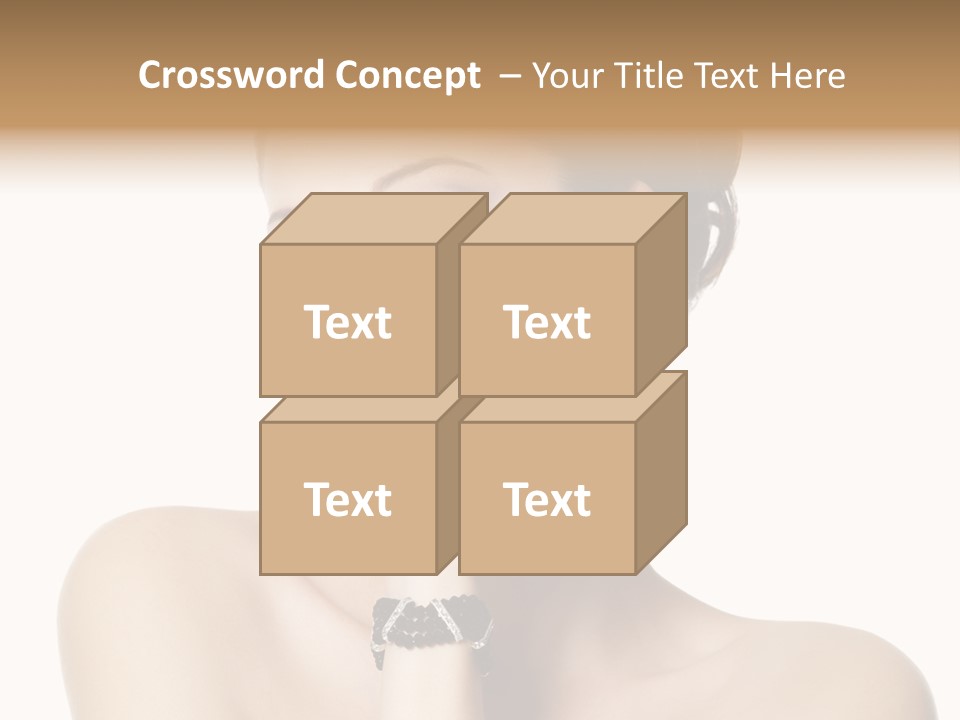 White Background Make Up  PowerPoint Template