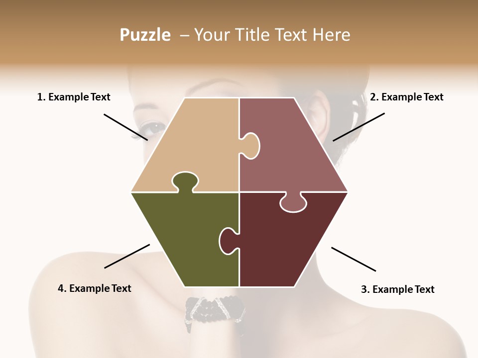 White Background Make Up  PowerPoint Template