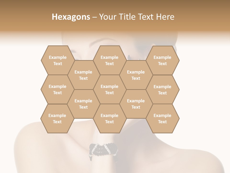 White Background Make Up  PowerPoint Template