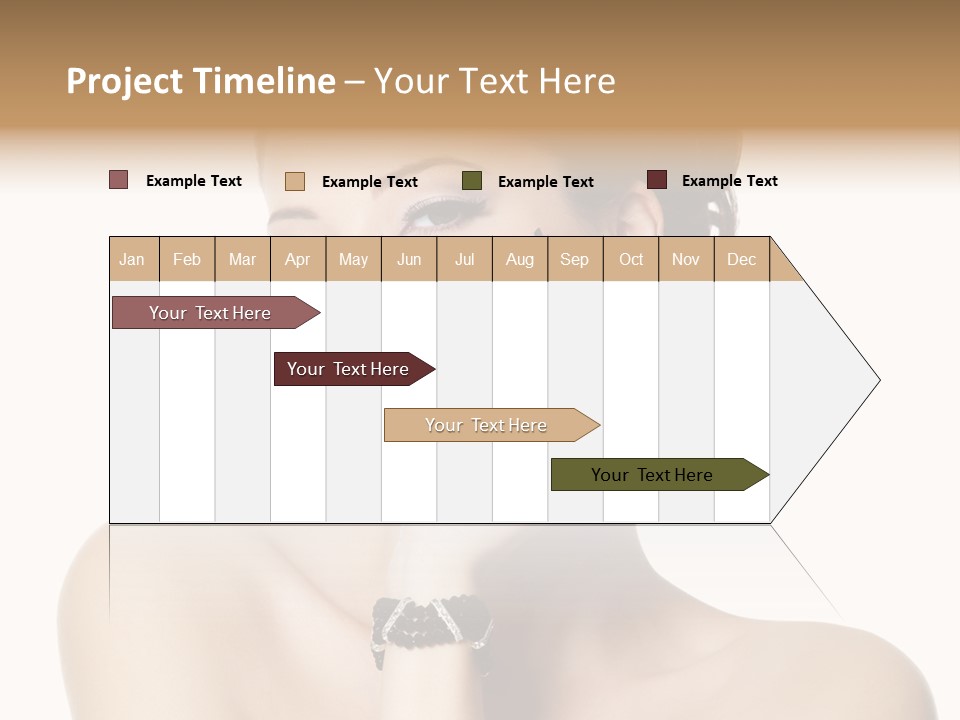 White Background Make Up  PowerPoint Template