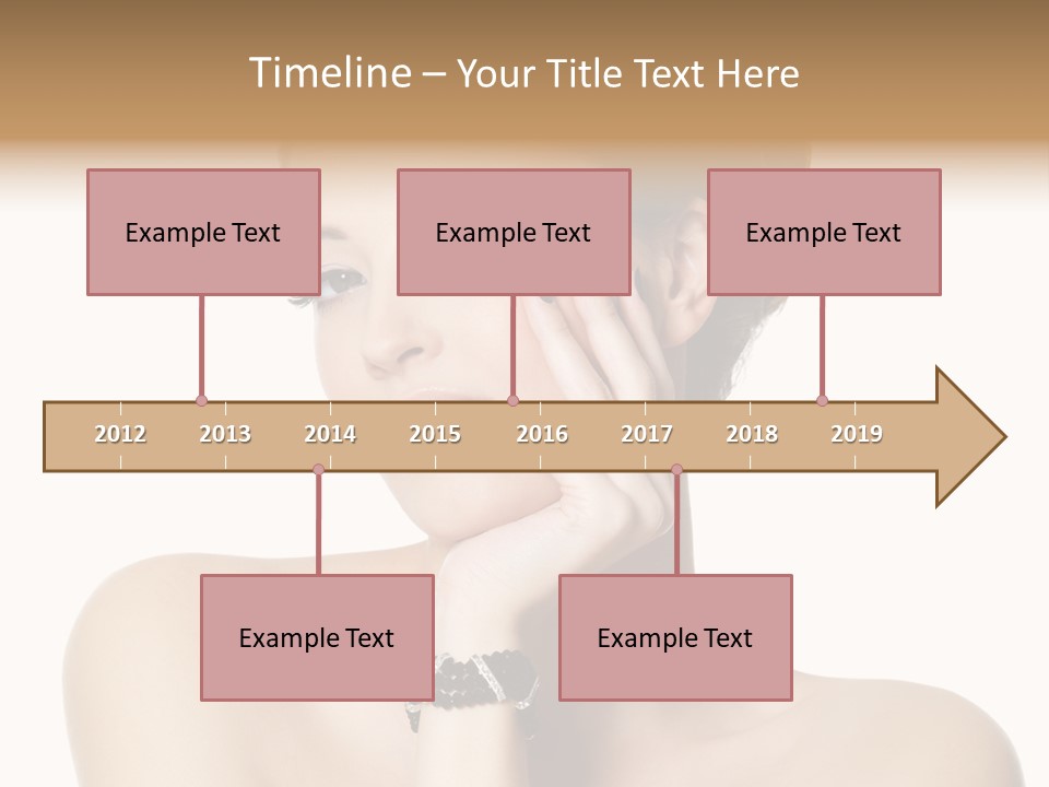 White Background Make Up  PowerPoint Template