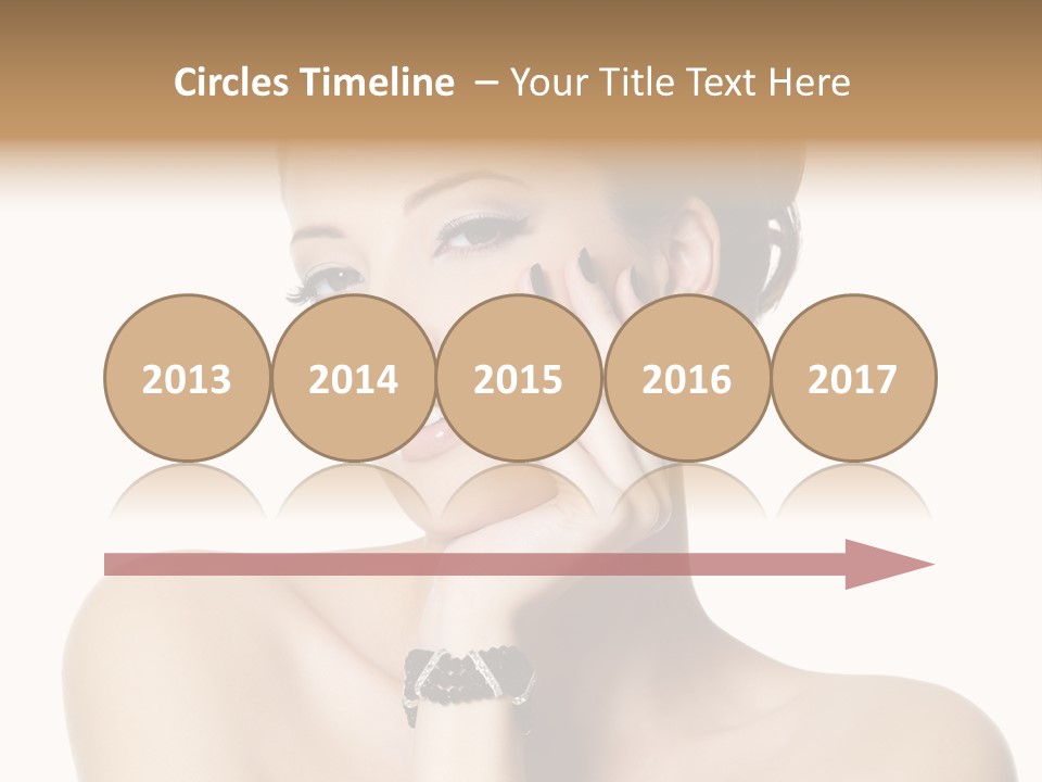 White Background Make Up  PowerPoint Template