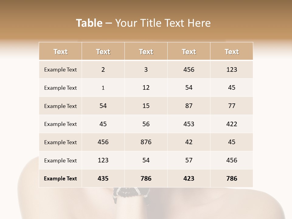 White Background Make Up  PowerPoint Template