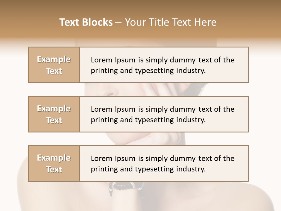 White Background Make Up  PowerPoint Template