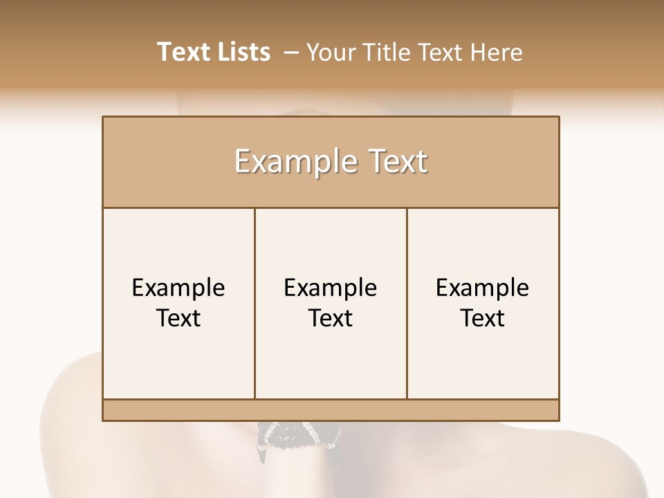 White Background Make Up  PowerPoint Template