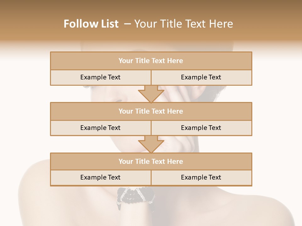 White Background Make Up  PowerPoint Template