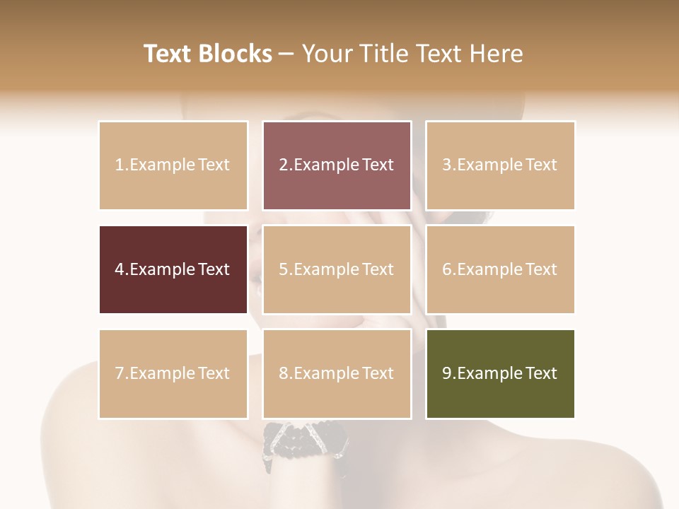 White Background Make Up  PowerPoint Template