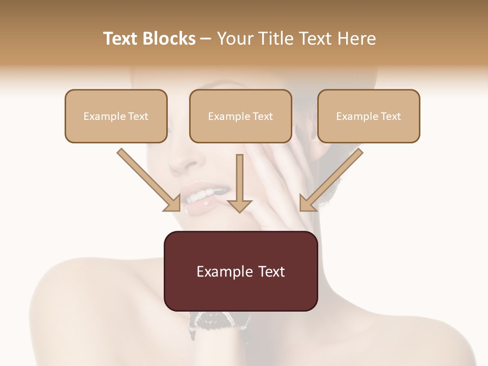 White Background Make Up  PowerPoint Template