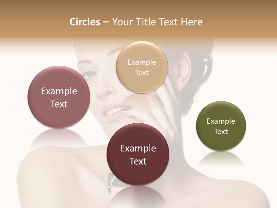 White Background Make Up  PowerPoint Template