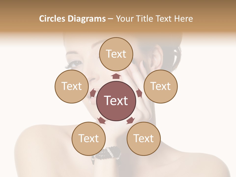 White Background Make Up  PowerPoint Template