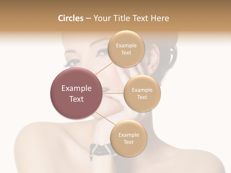 White Background Make Up  PowerPoint Template