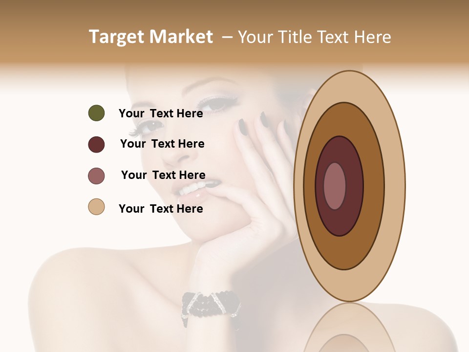 White Background Make Up  PowerPoint Template