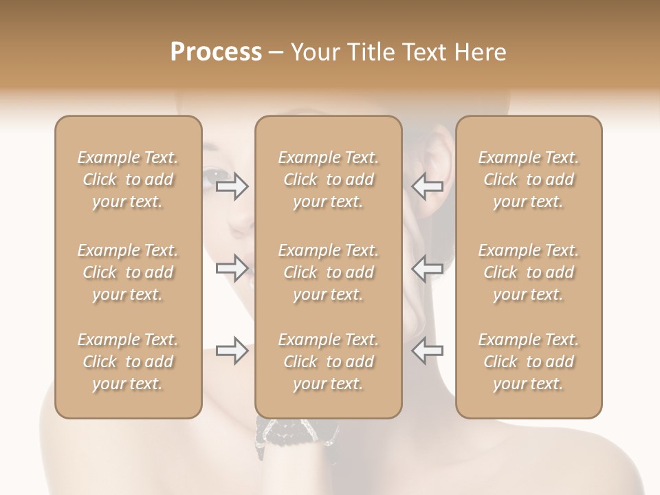 White Background Make Up  PowerPoint Template