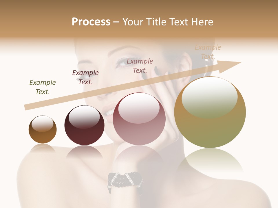 White Background Make Up  PowerPoint Template