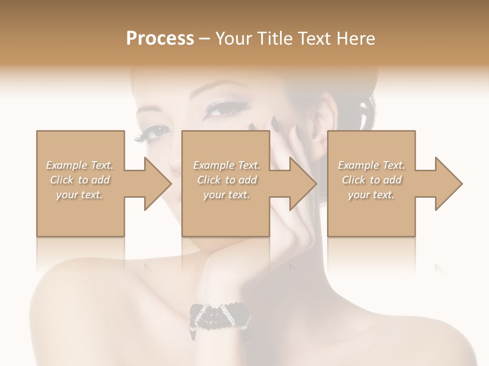 White Background Make Up  PowerPoint Template