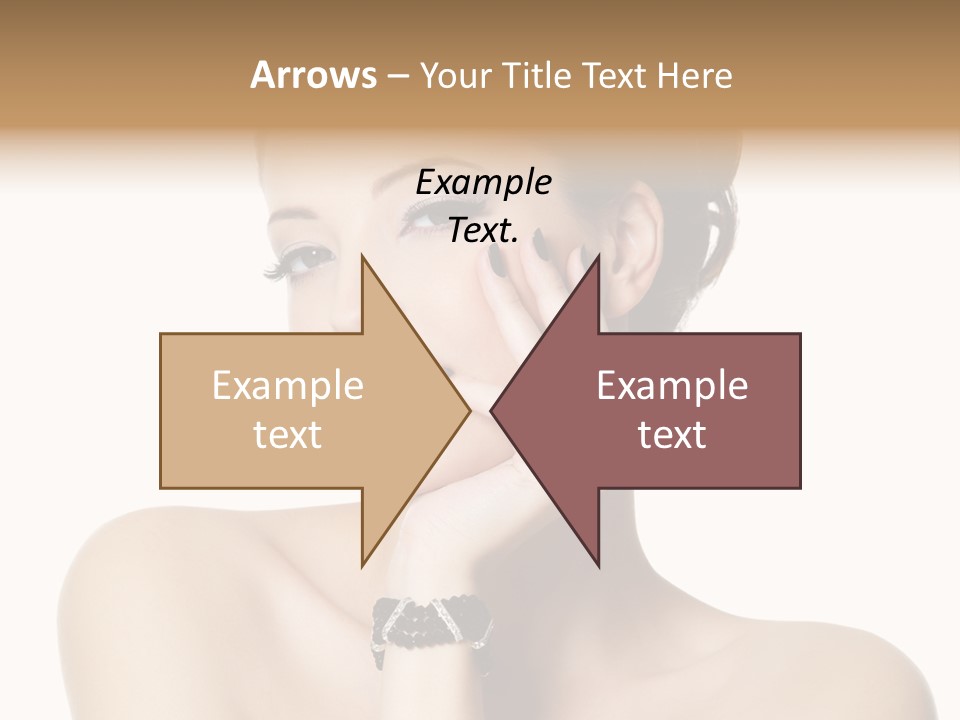 White Background Make Up  PowerPoint Template