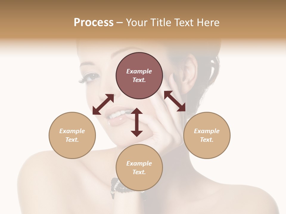 White Background Make Up  PowerPoint Template