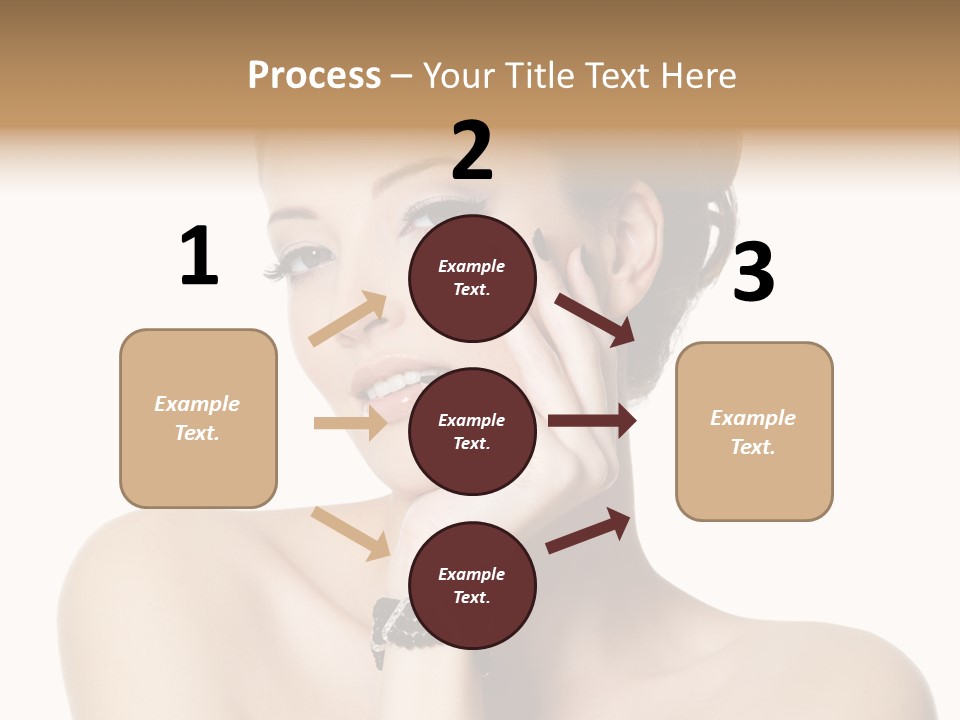 White Background Make Up  PowerPoint Template