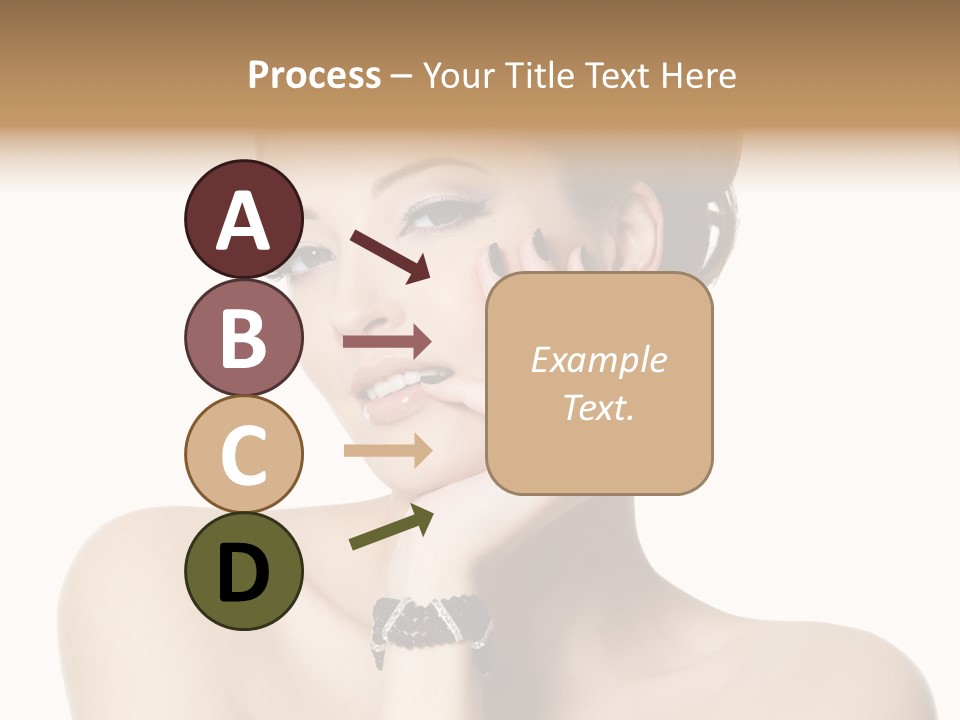 White Background Make Up  PowerPoint Template