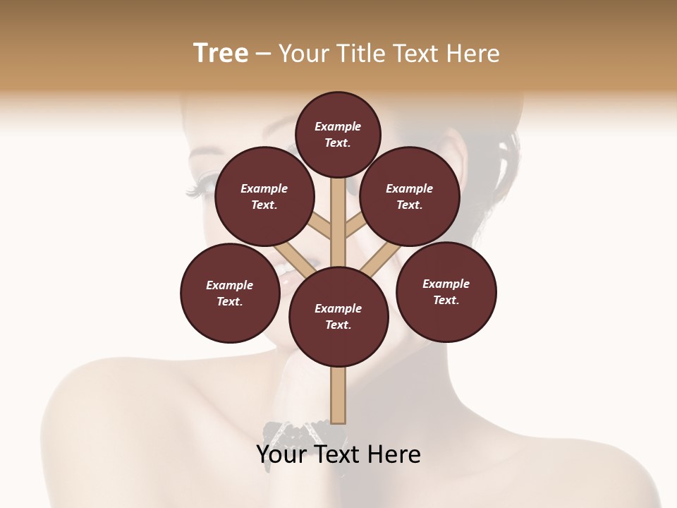 White Background Make Up  PowerPoint Template