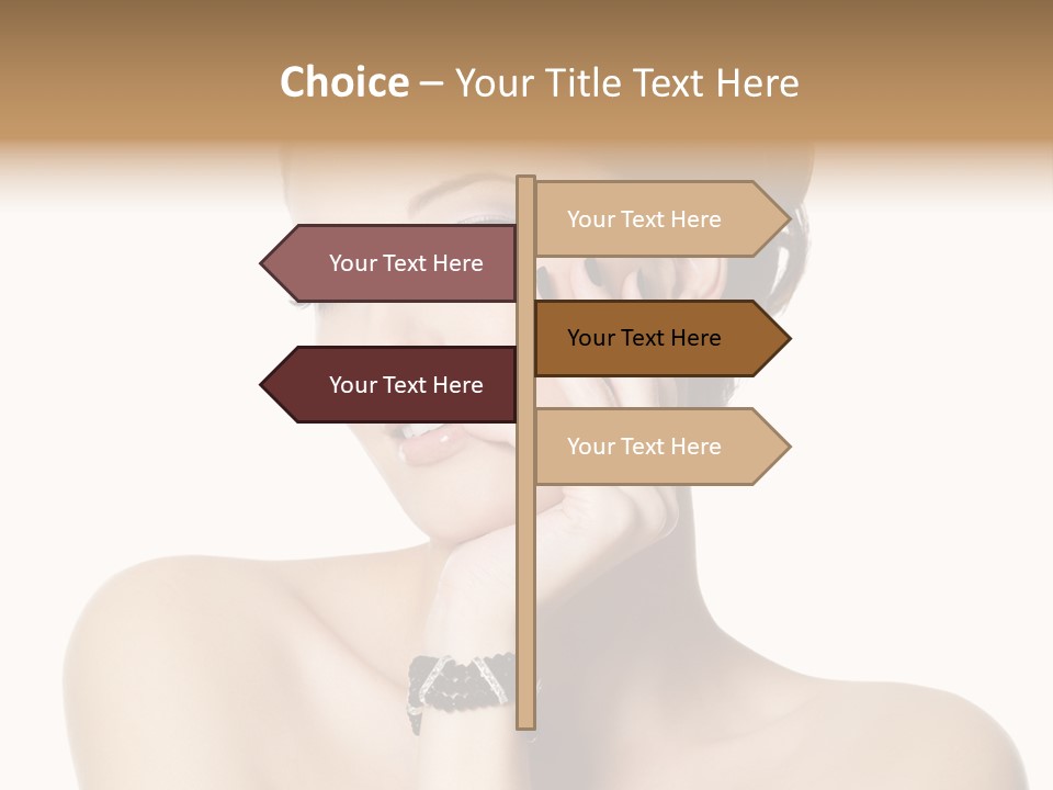 White Background Make Up  PowerPoint Template