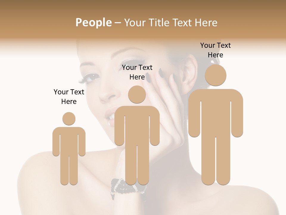 White Background Make Up  PowerPoint Template