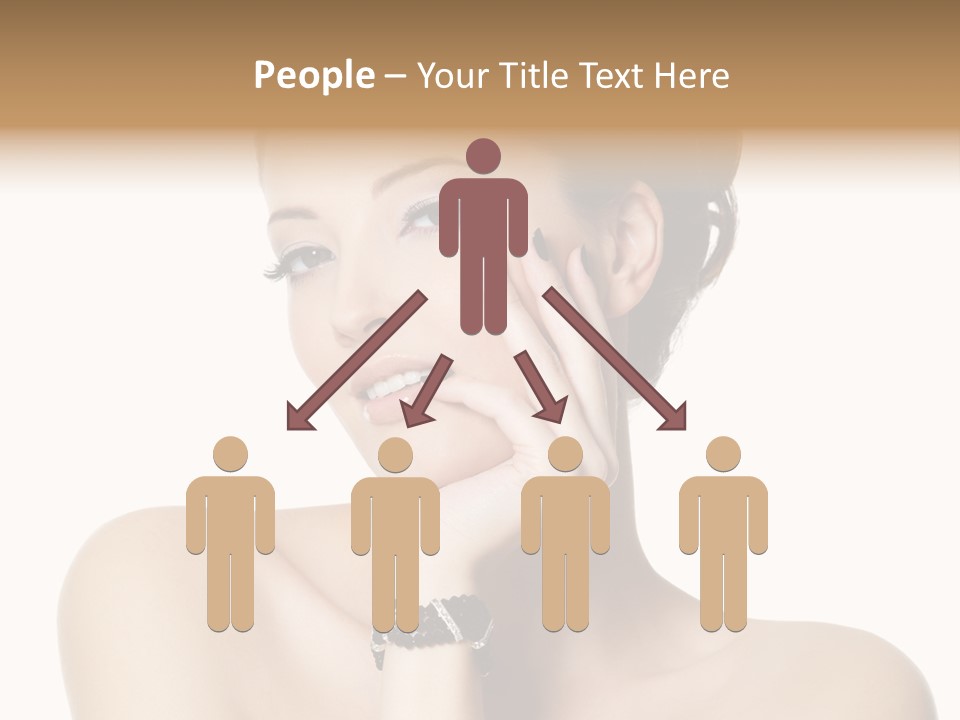 White Background Make Up  PowerPoint Template