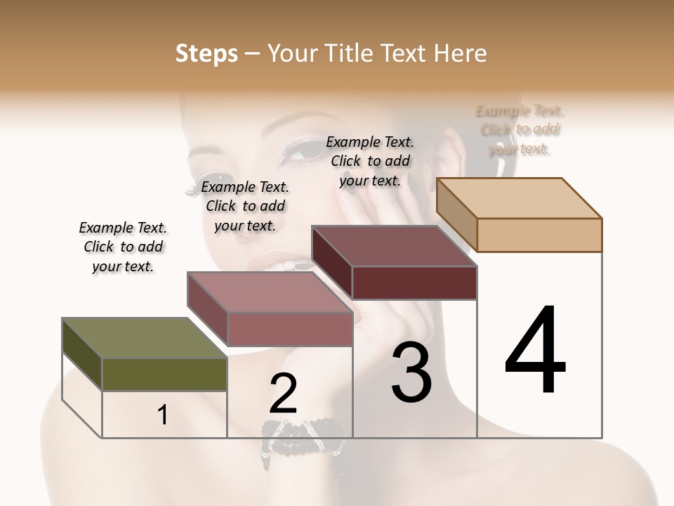 White Background Make Up  PowerPoint Template