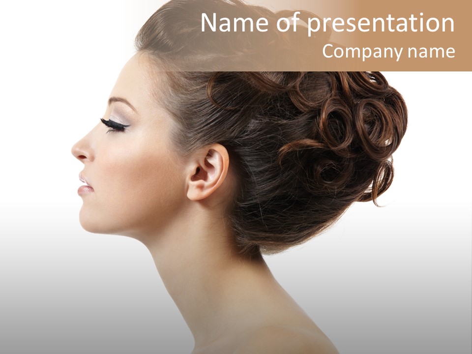 Face Elegance One PowerPoint Template