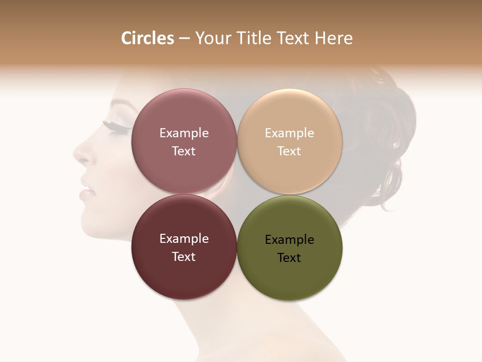 Face Elegance One PowerPoint Template