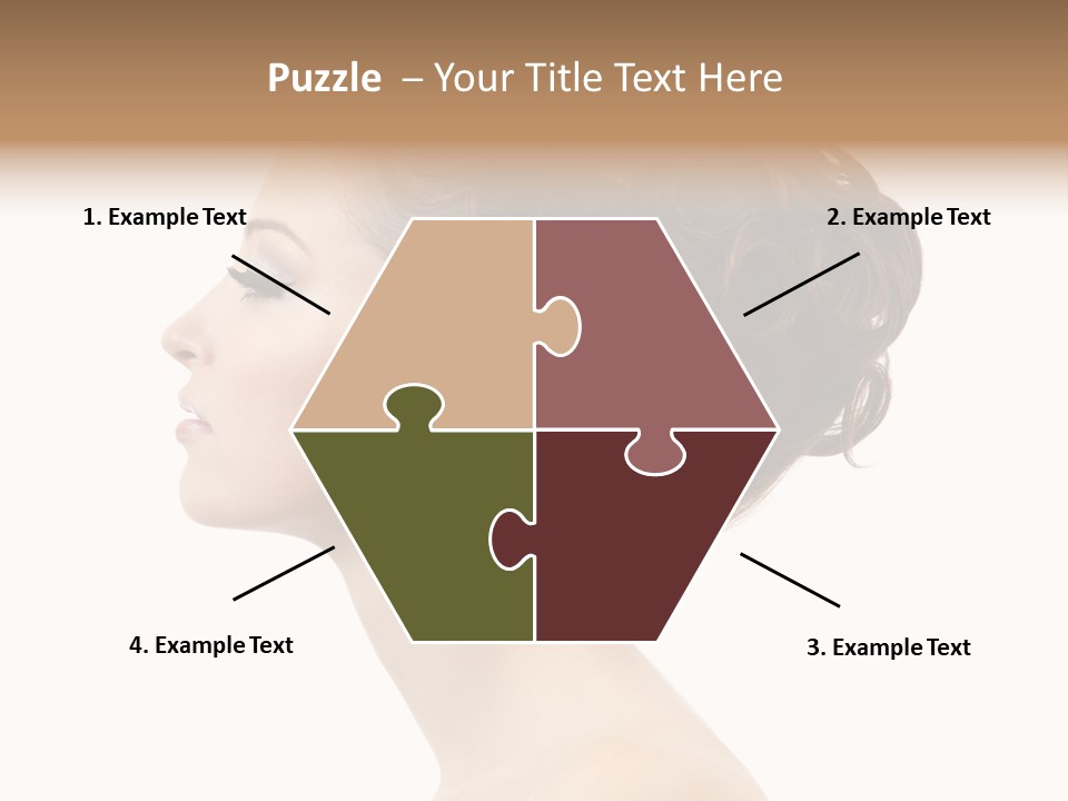 Face Elegance One PowerPoint Template