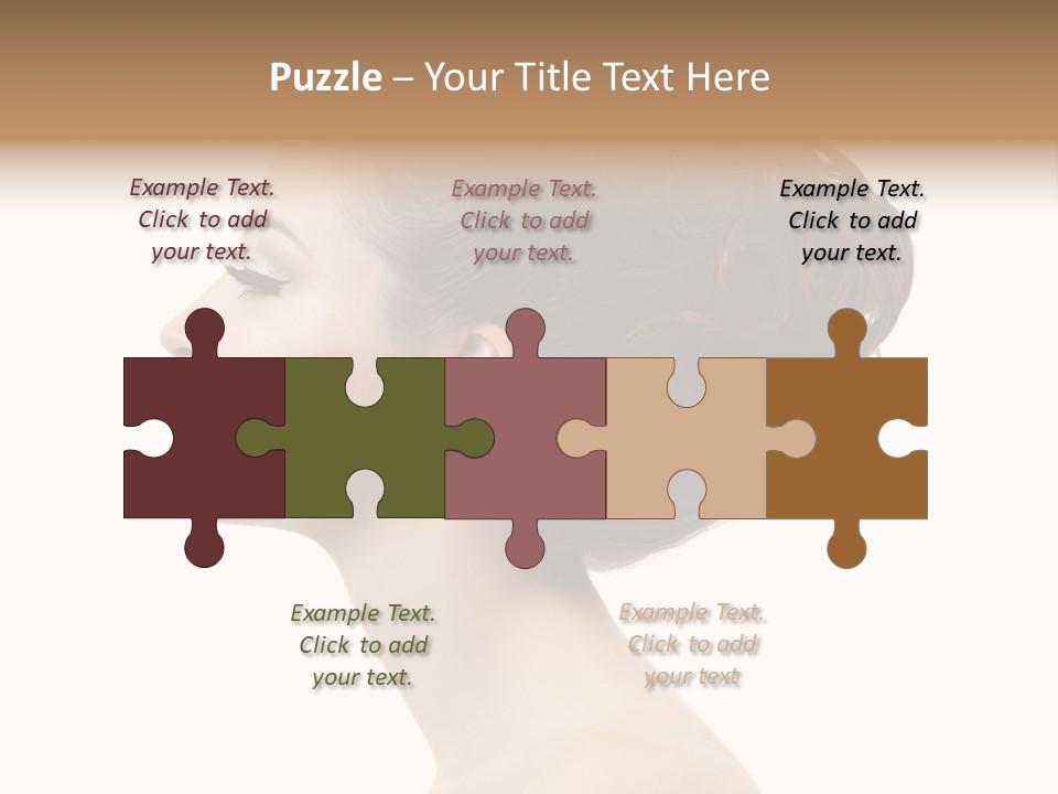 Face Elegance One PowerPoint Template