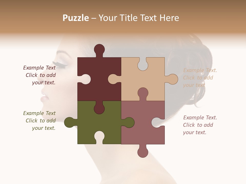 Face Elegance One PowerPoint Template