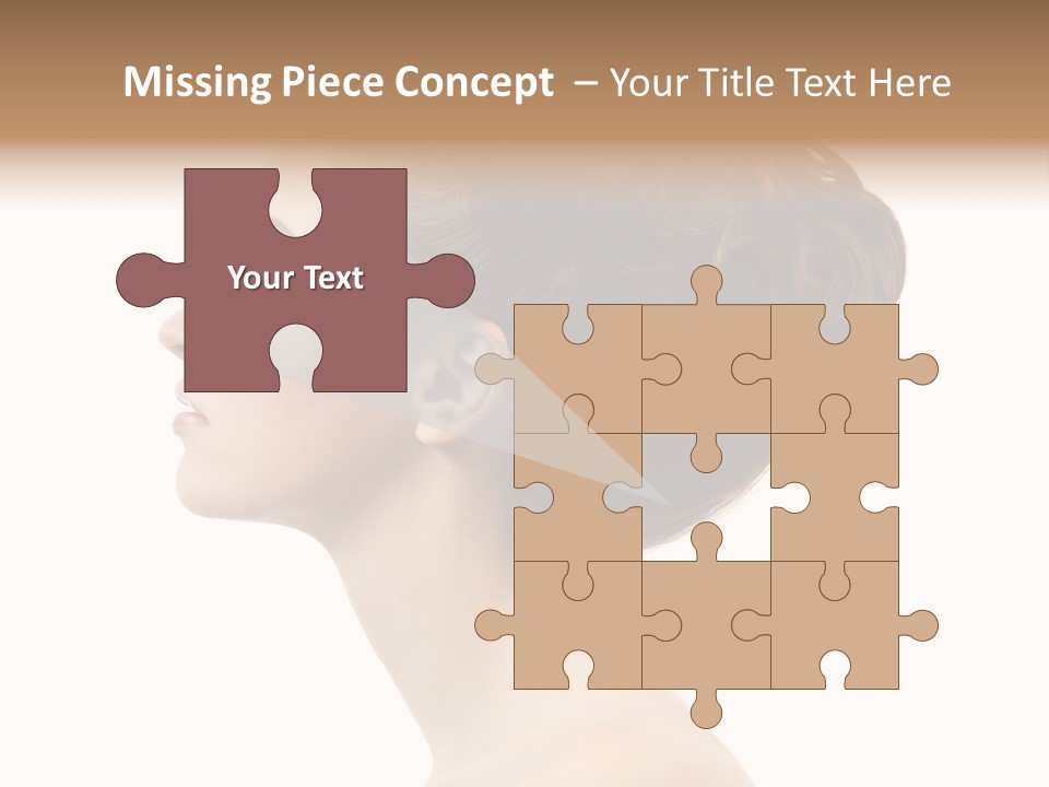 Face Elegance One PowerPoint Template