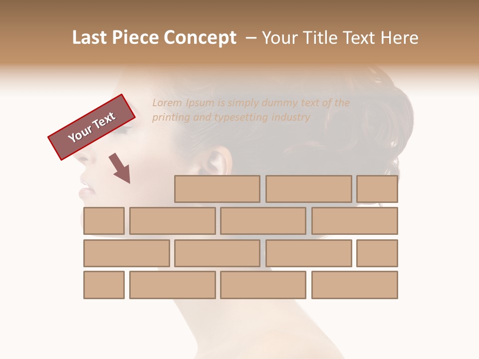 Face Elegance One PowerPoint Template