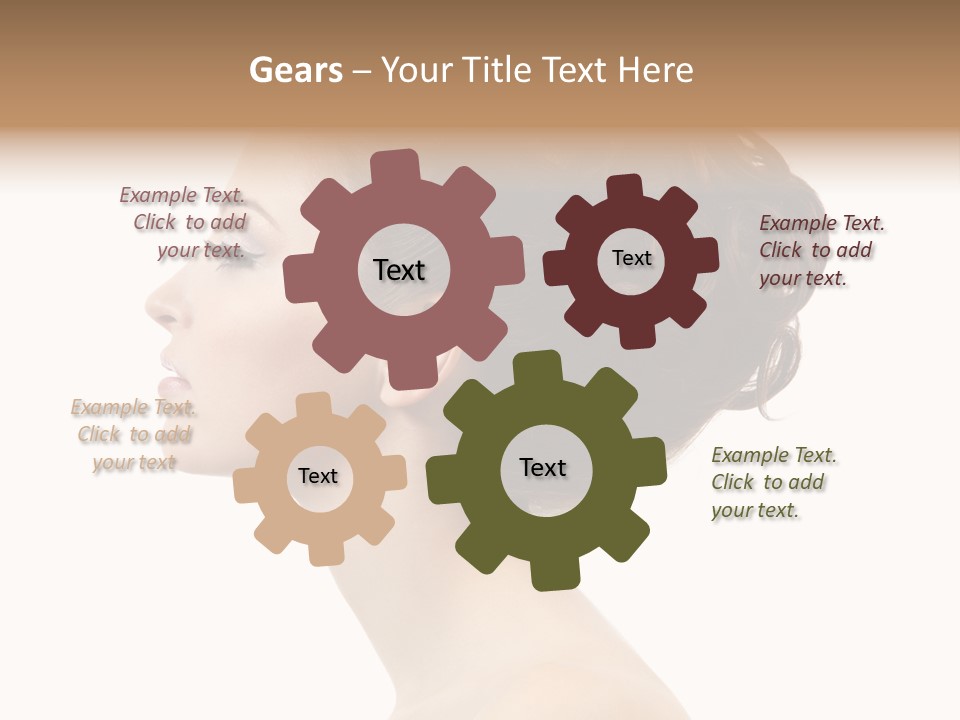 Face Elegance One PowerPoint Template