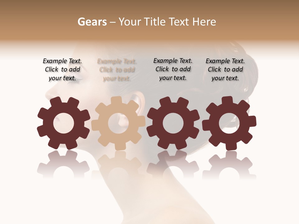 Face Elegance One PowerPoint Template