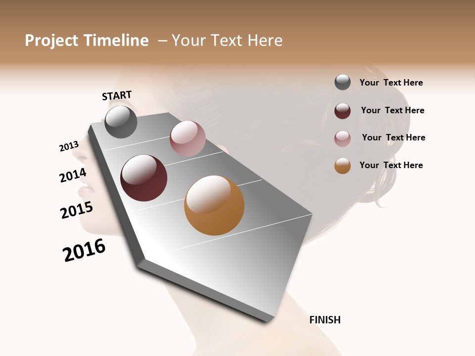 Face Elegance One PowerPoint Template