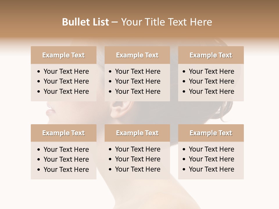 Face Elegance One PowerPoint Template