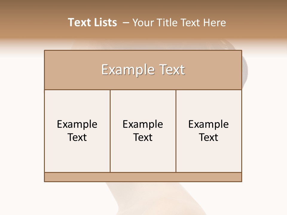 Face Elegance One PowerPoint Template