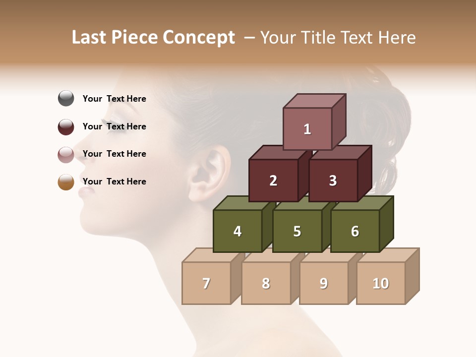 Face Elegance One PowerPoint Template