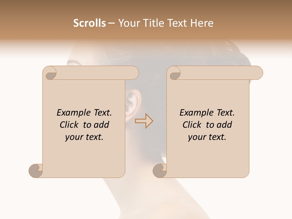 Face Elegance One PowerPoint Template