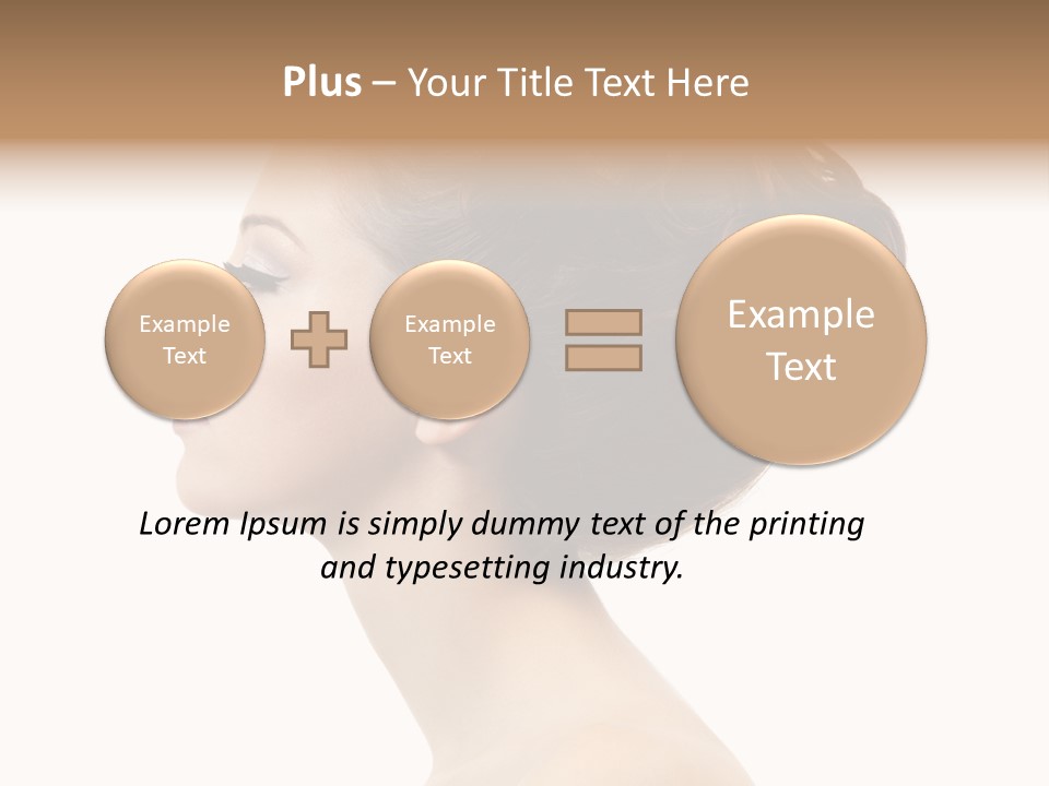 Face Elegance One PowerPoint Template