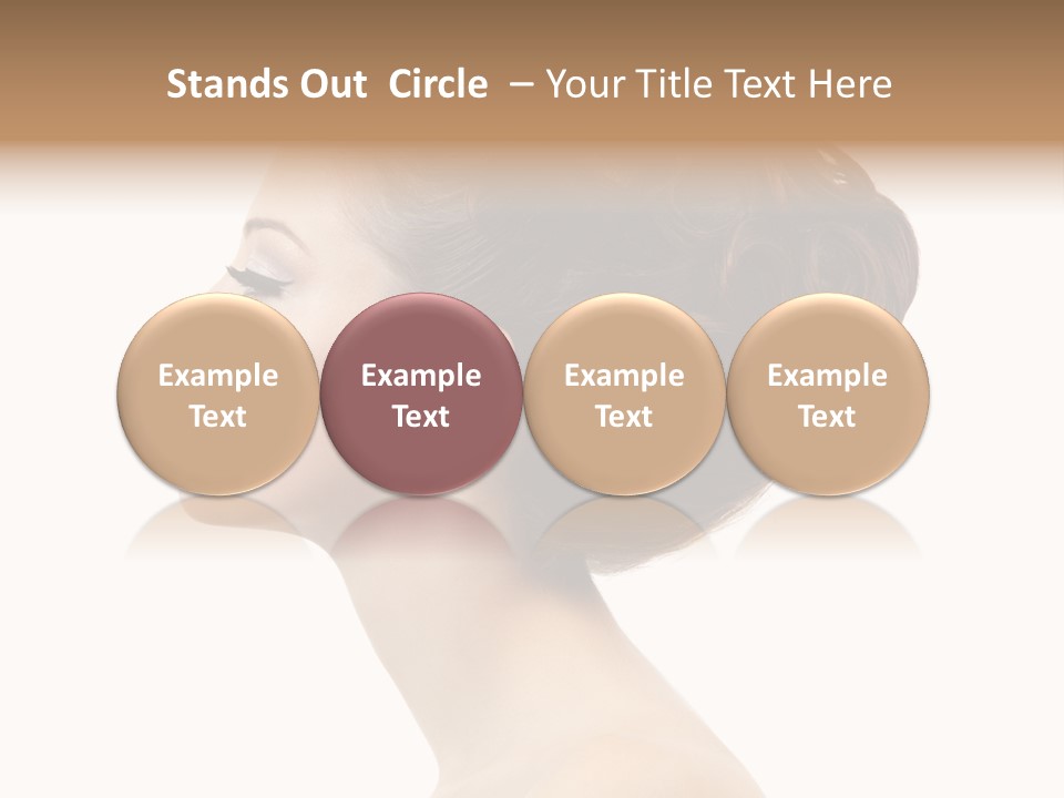 Face Elegance One PowerPoint Template