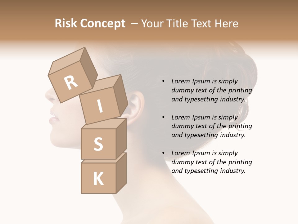 Face Elegance One PowerPoint Template